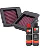 K&N Air Filter 33-2413 + Recharge Kit