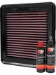 K&N Air Filter 33-2422 + Recharge Kit