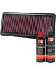 K&N Air Filter 33-2425 + Recharge Kit