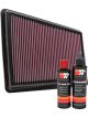 K&N Air Filter 33-2426 + Recharge Kit