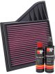 K&N Air Filter 33-2431 + Recharge Kit
