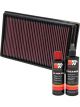 K&N Air Filter 33-2475 + Recharge Kit