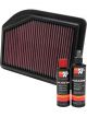 K&N Air Filter 33-2477 + Recharge Kit