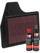 K&N Air Filter 33-2478 + Recharge Kit