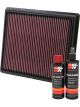 K&N Air Filter 33-2483 + Recharge Kit