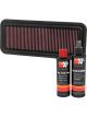 K&N Air Filter 33-2486 + Recharge Kit