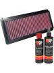 K&N Air Filter 33-2626 + Recharge Kit