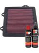 K&N Air Filter 33-2689 + Recharge Kit