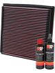 K&N Air Filter 33-2733 + Recharge Kit