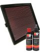 K&N Air Filter 33-2766 + Recharge Kit