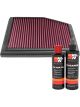 K&N Air Filter 33-2773 + Recharge Kit