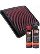 K&N Air Filter 33-2800 + Recharge Kit