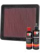 K&N Air Filter 33-2802 + Recharge Kit