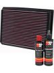 K&N Air Filter 33-2804 + Recharge Kit