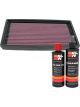 K&N Air Filter 33-2819 + Recharge Kit
