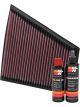 K&N Air Filter 33-2830 + Recharge Kit