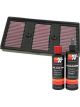 K&N Air Filter 33-2869 + Recharge Kit