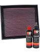 K&N Air Filter 33-2873 + Recharge Kit