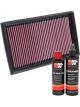 K&N Air Filter 33-2886 + Recharge Kit