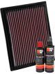 K&N Air Filter 33-2914 + Recharge Kit