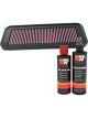 K&N Air Filter 33-2922 + Recharge Kit