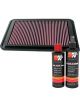 K&N Air Filter 33-2924 + Recharge Kit