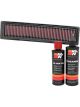 K&N Air Filter 33-2925 + Recharge Kit