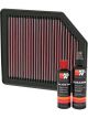 K&N Air Filter 33-2947 + Recharge Kit