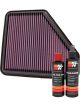 K&N Air Filter 33-2953 + Recharge Kit
