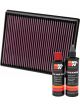 K&N Air Filter 33-2959 + Recharge Kit