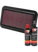 K&N Air Filter 33-2968 + Recharge Kit