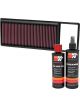 K&N Air Filter 33-2984 + Recharge Kit