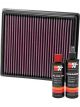 K&N Air Filter 33-2990 + Recharge Kit