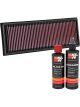 K&N Air Filter 33-3039 + Recharge Kit