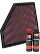K&N Air Filter 33-3051 + Recharge Kit