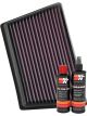 K&N Air Filter 33-3073 + Recharge Kit