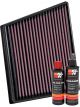K&N Air Filter 33-3075 + Recharge Kit