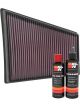 K&N Air Filter 33-3078 + Recharge Kit