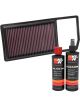 K&N Air Filter 33-3123 + Recharge Kit