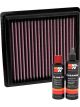 K&N Air Filter 33-3154 + Recharge Kit
