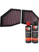 K&N Air Filter 33-3155 + Recharge Kit