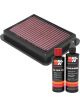 K&N Air Filter 33-3158 + Recharge Kit