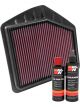 K&N Air Filter 33-5021 + Recharge Kit