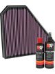 K&N Air Filter 33-5028 + Recharge Kit