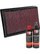 K&N Air Filter 33-5039 + Recharge Kit