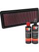 K&N Air Filter 33-5040 + Recharge Kit