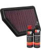 K&N Air Filter 33-5045 + Recharge Kit