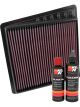 K&N Air Filter 33-5058 + Recharge Kit