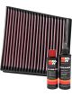 K&N Air Filter 33-5065 + Recharge Kit