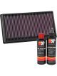 K&N Air Filter 33-5071 + Recharge Kit
